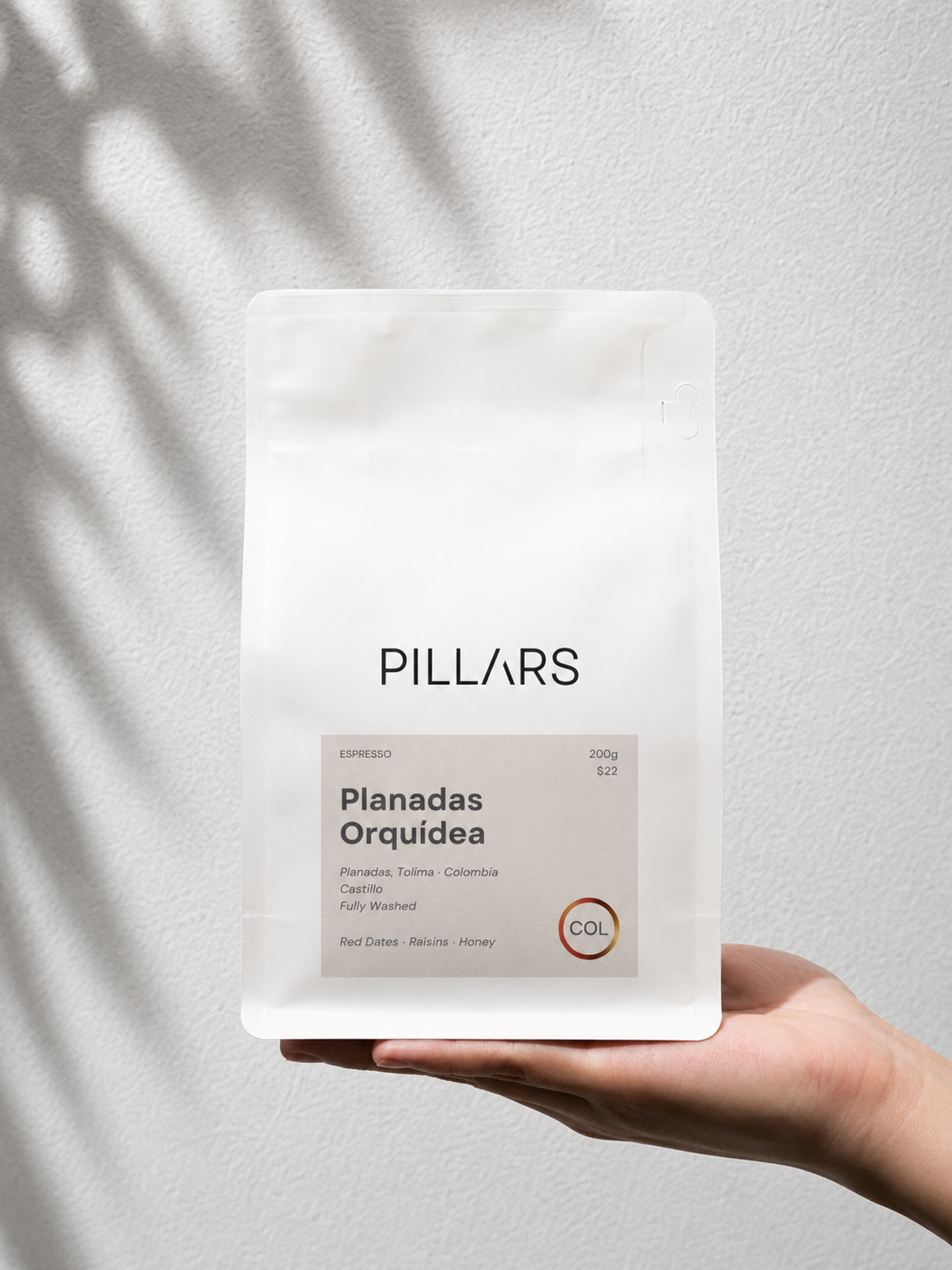 Planadas Orquídea espresso, Colombia